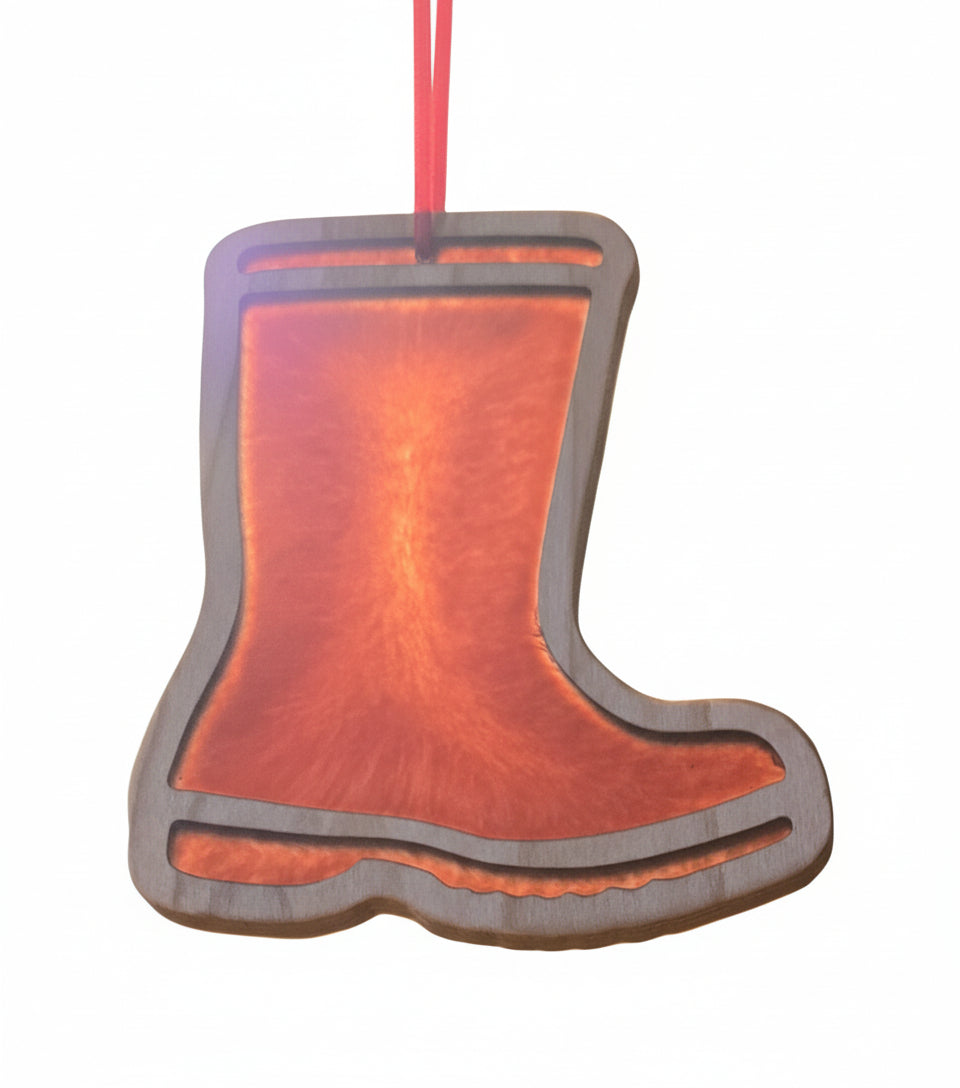 Alaskan Boot Ornament